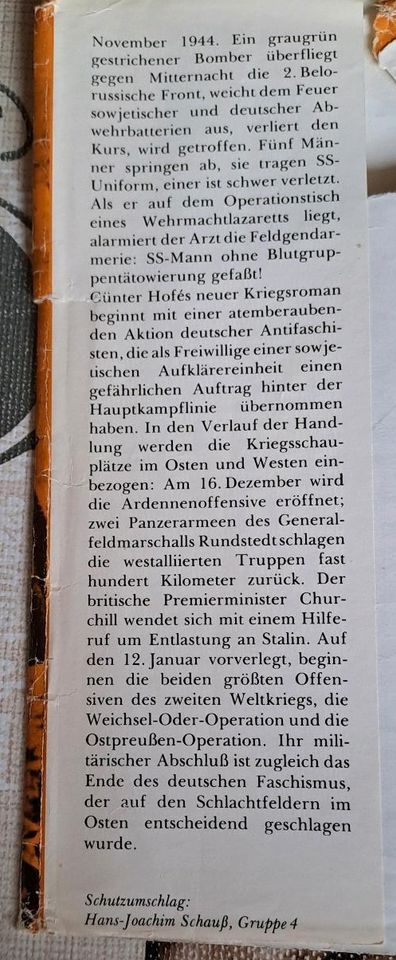 Schlußakkord - Roman 2. Weltkrieg - Günter Hofe in Soltau