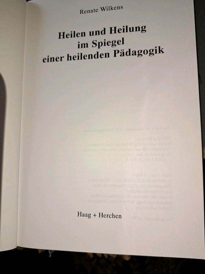 Heilen und Heilung im Spiegel einer heilenden Pädagogik Wilkens in Berlin