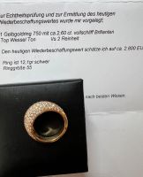 750 Geld Gold brillant Ring Sachsen - Chemnitz Vorschau