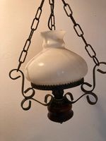 Antike Lampe, Deckenleuchte, Pendelleuchte, Hängelampe, Glas Bayern - Moosach (Landkreis Ebersberg) Vorschau