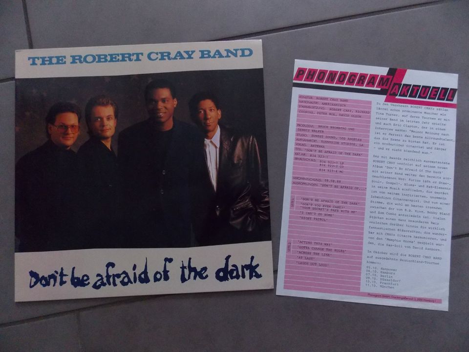 The Robert Cray Band "Don´t be afraid of the Dark" Vinyl-LP 1988 in Jüchen