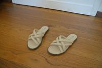 Sandalen Pantolette GINA creme beige Gr.38 NEU !!! Nordrhein-Westfalen - Herford Vorschau