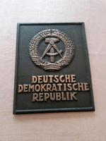 DDR Grenzschild schwarz Aluminium Ostalgie Sachsen-Anhalt - Klostermansfeld Vorschau