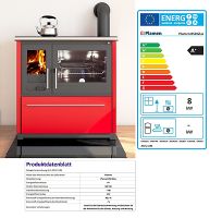 EEK A+ Küchenofen Holzherd Plamen 850 rot, rechte Version - 8 kW Sachsen - Bernsdorf Vorschau