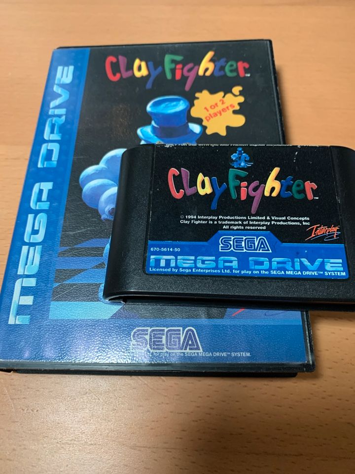 Mega Drive ClayFighter CIB in Nindorf (bei Neumünster)