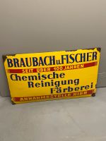 Emailleschild Braubach und Fischer chemische Reinigung Baden-Württemberg - Bühl Vorschau