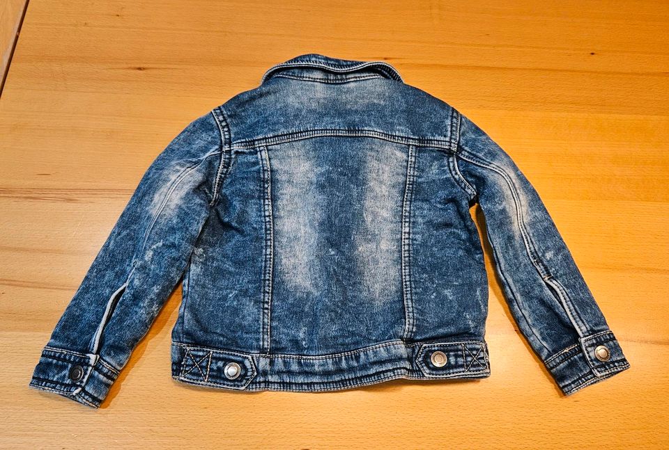 Jeansjacke, Übergangsjacke, Papagino, Gr. 86/92, blau in Massing