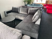 Couch Sofa Polstergarnitur grau Silber velour Nordrhein-Westfalen - Bad Oeynhausen Vorschau