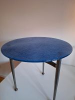 Glastisch, Beistelltisch, blaues Glas/ Metall, 50cm, wie neu Nordrhein-Westfalen - Herne Vorschau