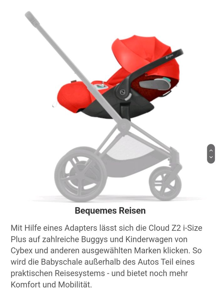 Cybex Cloud Z i-Size Babyschale in Weil der Stadt