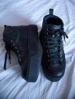 Plateau Sneaker Boots Leder Puma 39 gold schwarz Platform Leipzig - Sellerhausen-Stünz Vorschau