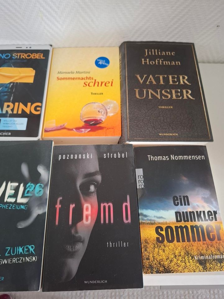 14 Thriller / Krimis Arno Strobel, Jilliane Hoffmann,Franz etc... in Hamburg
