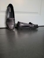 Geox Schuhe Slipper Gr 39 mit Fehlern Leder Loafers grau Niedersachsen - Rosengarten Vorschau