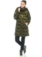 Nike Damen Daunen Parka khaki S/M Frankfurt am Main - Sachsenhausen Vorschau