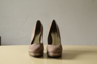 Pumps Gr.41 Velours Beige Brandenburg - Templin Vorschau