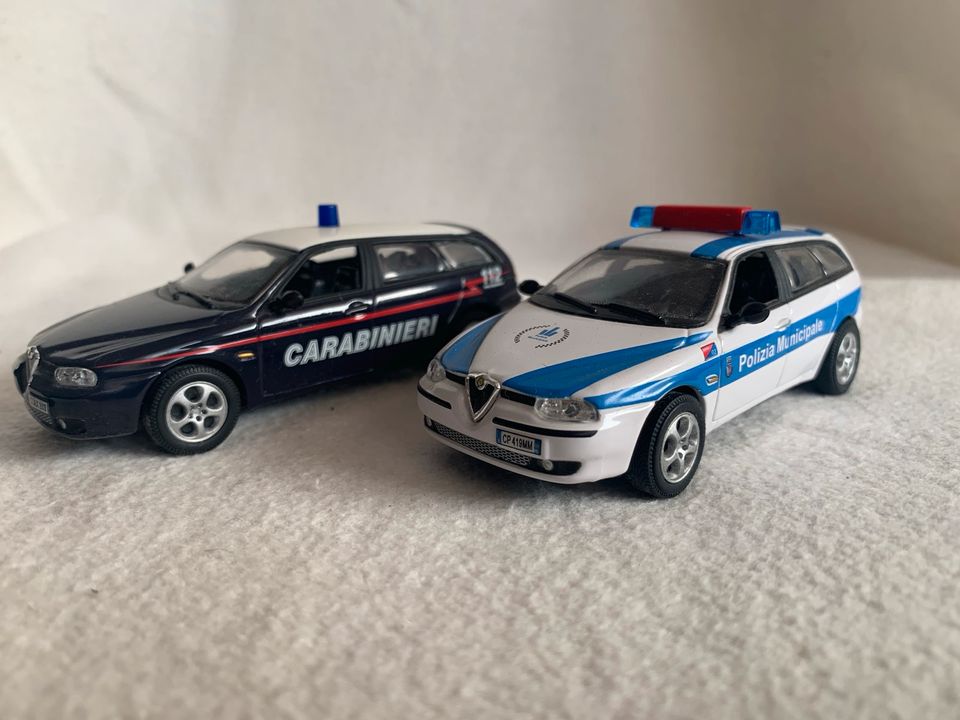 Alfa Romeo 156 1/43 Carabinieri Polizia Modellauto in Bad Blankenburg