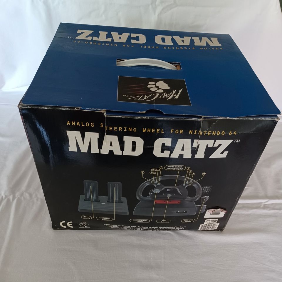 MAD CATZ Analog Steering Wheel for Nintendo 64 in Köln