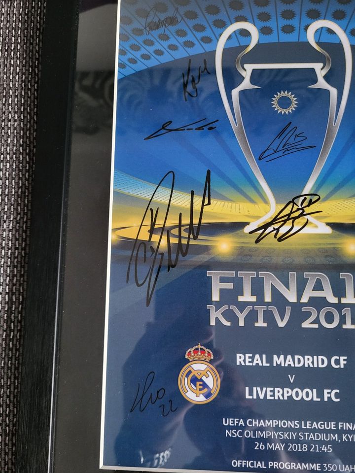 Real Madrid - Champions League Final 2018 Kyiv - Memorabilia set in München