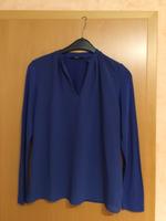 Zero Damen Shirt Langarm Gr.34 V-Ausschnitt kobaltblau ungetragen Hessen - Rodgau Vorschau
