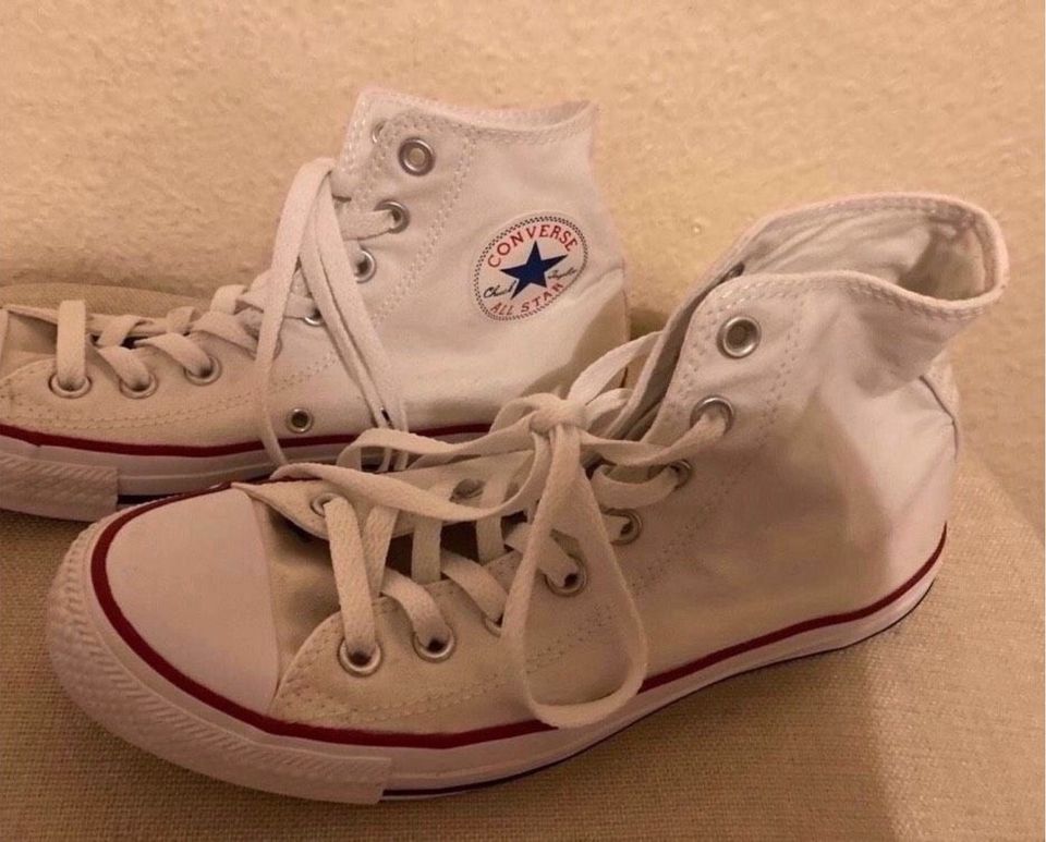 Converse Chucks Schuhe 41,5 weiß in Bad Säckingen