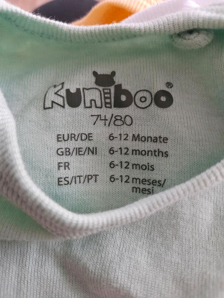 Neu Langarm Bodys  74 / 80 Jungen in Rabenau