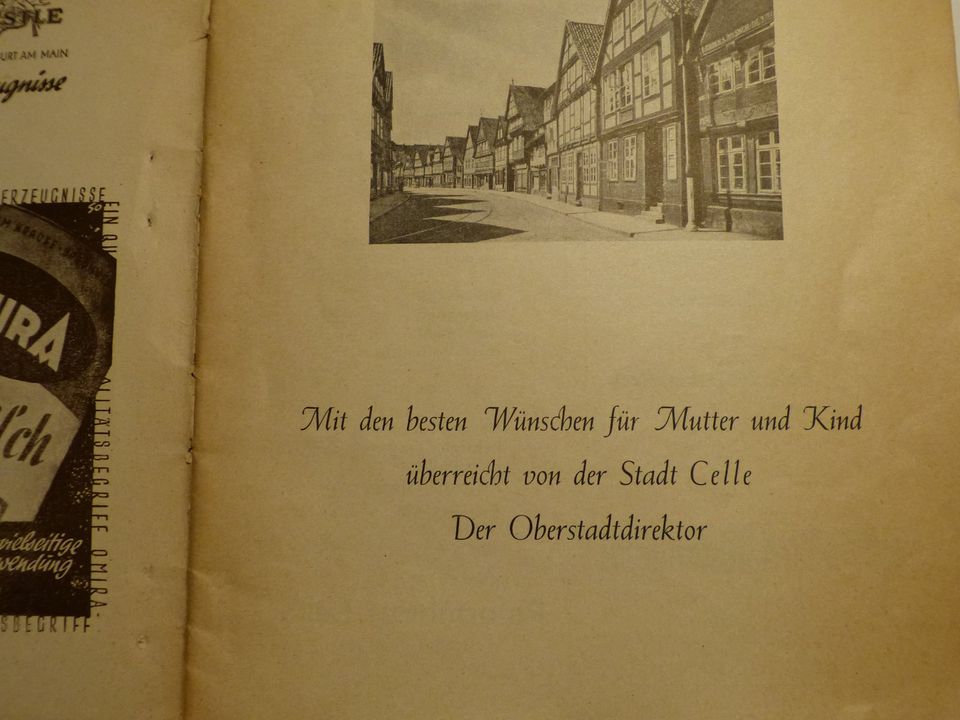 Altes Buch: ABC DER SÄUGLINGSPFLEGE, 1950, Celle, Baby in Celle