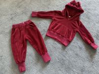 Newborn Neugeborenes Velours Baby Anzug Sportanzug Set Bordeaux Düsseldorf - Düsseltal Vorschau