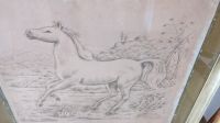 Pferd Gemälde, signiert. Robert Hauff Baden-Württemberg - Fridingen an der Donau Vorschau