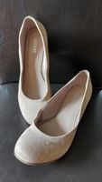 Schuhe Keilabsatz beige Größe 38 Köln - Porz Vorschau