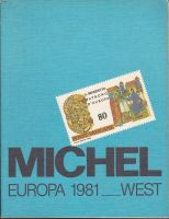 Michel Briefmarken- Katalog Europa West 1981 komplett Bayern - Regensburg Vorschau