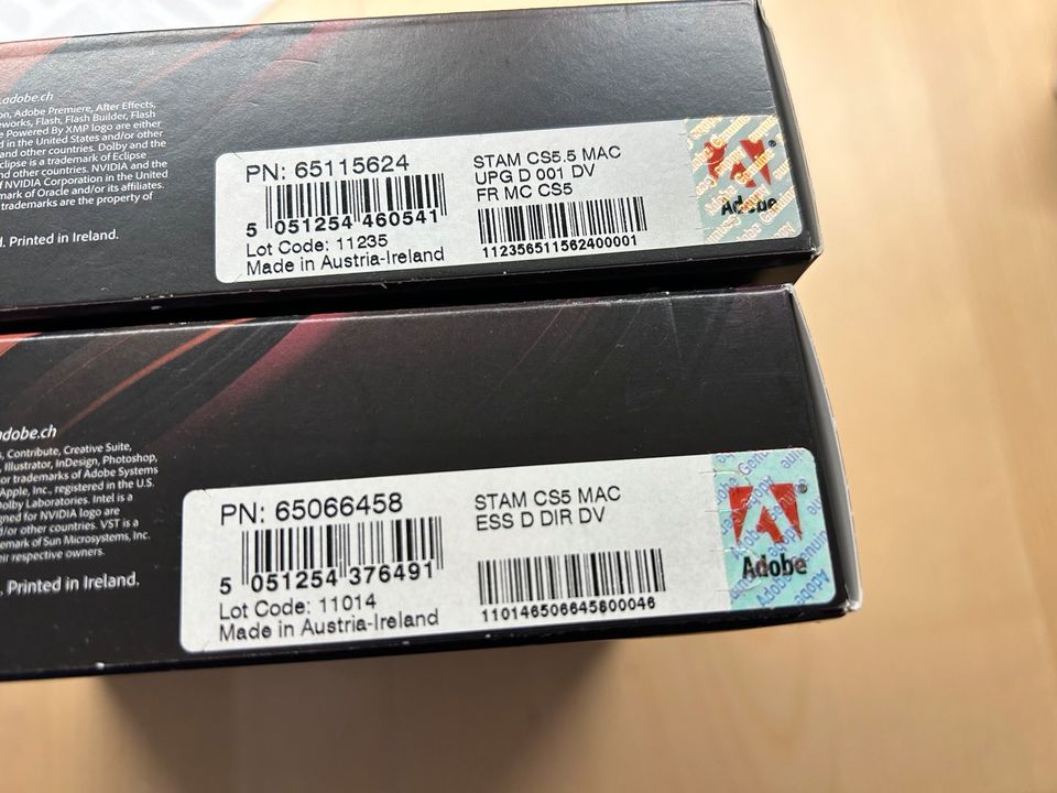 Adobe Creative Suite 5 & 5,5 Upgrade für Mac in Asperg