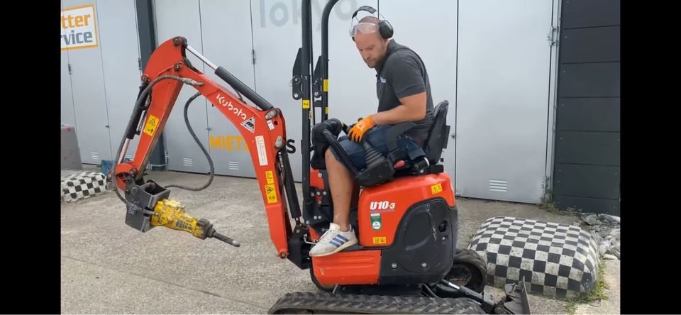 Kubota U10-3 SL Microbagger - Miete Verleih Vermietung Borken in Borken