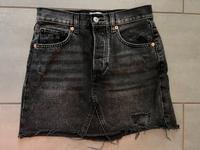 Jeansrock High Waist schwarz/grau Nordrhein-Westfalen - Ratingen Vorschau