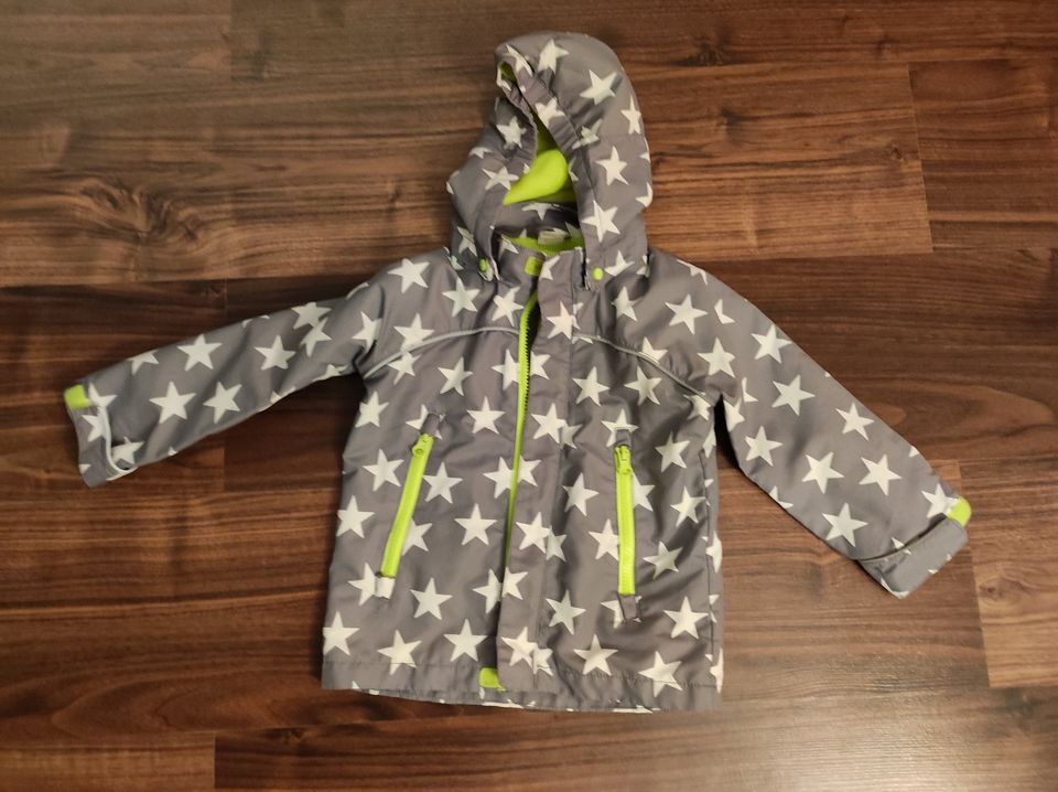 h&m* Kinderjacke* Jacke* 92* Kind* Sterne* Grau* Kapuze* in Raunheim