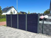 ☀️ Solarzaun-Anlage Sichtschutz Sichtschutzzaun Gartenzaun Zäune Bifaciale Solarmodule ☀️ VERTIKAL PV | AGRI PV | ALUMINIUM ZAUN PFOSTEN | MASSIV Niedersachsen - Seesen Vorschau