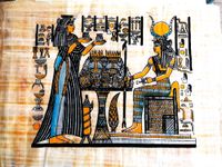 Papyrus ägyptische Malerei Dresden - Seevorstadt-Ost/Großer Garten Vorschau