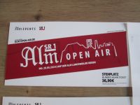 2 Karten Alm Open Air Montag 20. 05 Stückpreis 25 EURO Saarland - Merchweiler Vorschau