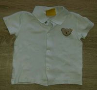 Steiff Polo-Shirt / T-Shirt / Jäckchen weiss, Gr. 74 Knopfleiste Hessen - Lich Vorschau