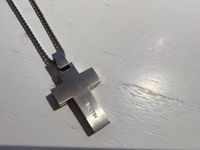 ⚜️⚜️ESPRIT Kette Edelstahl mit Anhänger Kreuz⚜️⚜️ Berlin - Tempelhof Vorschau