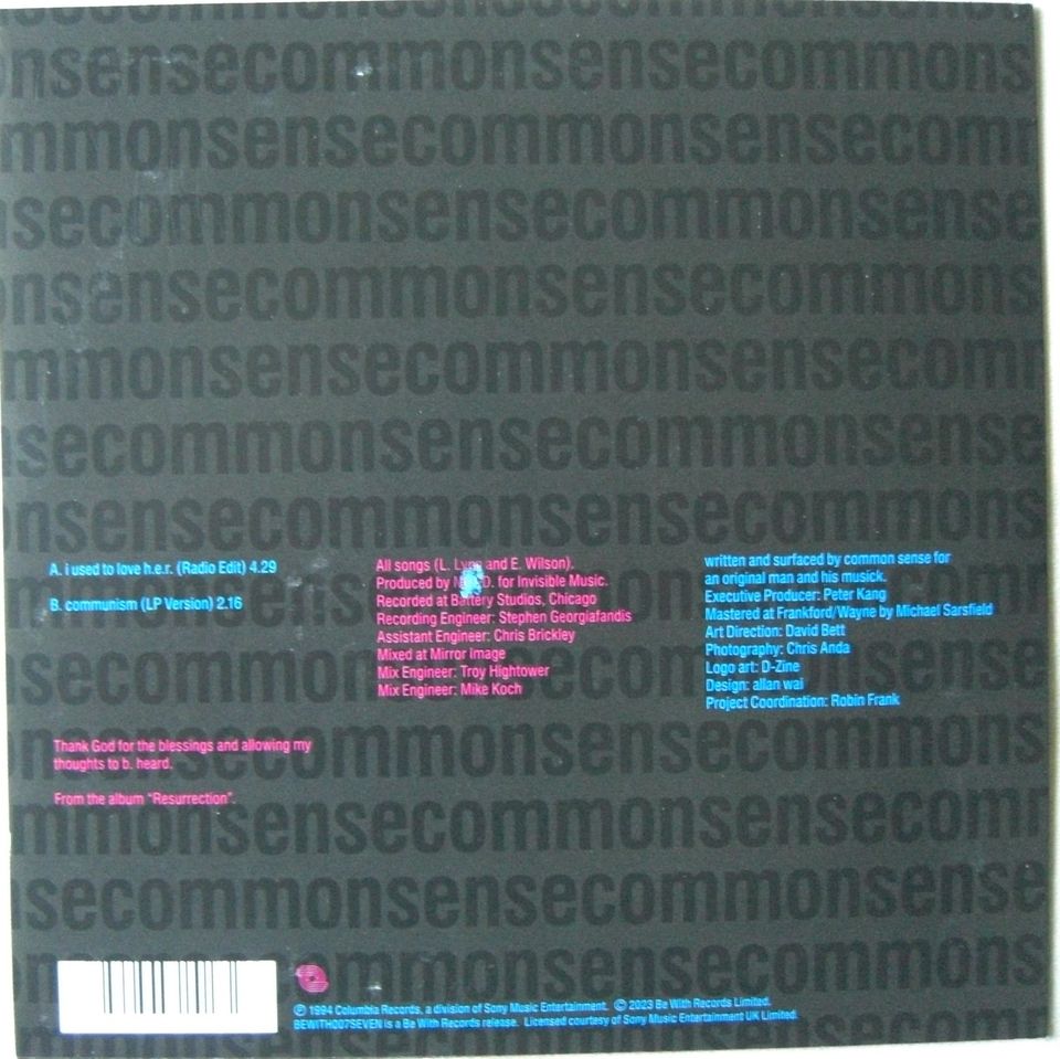 Common Sense – I Used To Love H.E.R. Communism  7" Hip Hop in Buseck