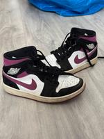 Air Jordan 1 Mid – Lila/Weiß/Schwarz Nordrhein-Westfalen - Herne Vorschau
