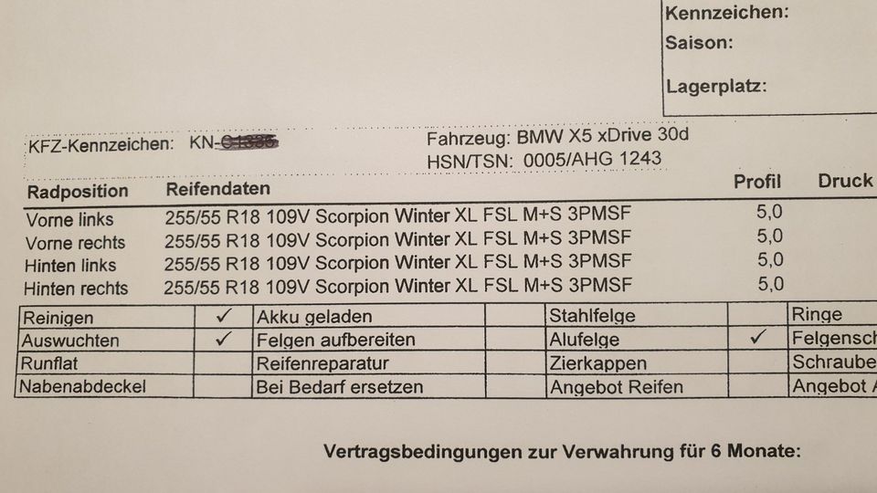❌ Winter Kompletträder Winterreifen BMW X5 X6 255/55/R18" Pirelli in Konstanz