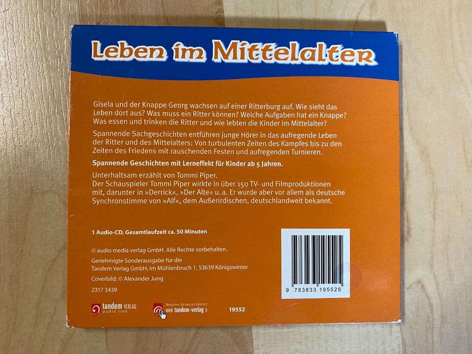 Wissen für Kinderohren - Leben im Mittelalter CD in Speyer