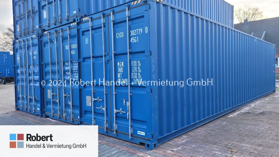 NEU 40 Fuß HC Lagercontainer, Seecontainer, Container; Baucontainer, Materialcontainer in Samern