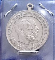 Medaille 3 Kaiser Friedrich III, Wilhelm I+II Gründer d. D. Reich Baden-Württemberg - Heidenheim an der Brenz Vorschau