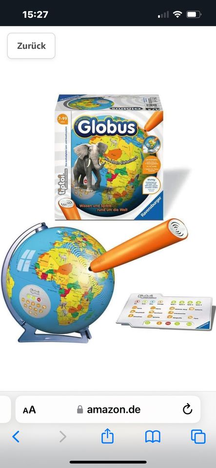Tip toi Globus in Trebbus