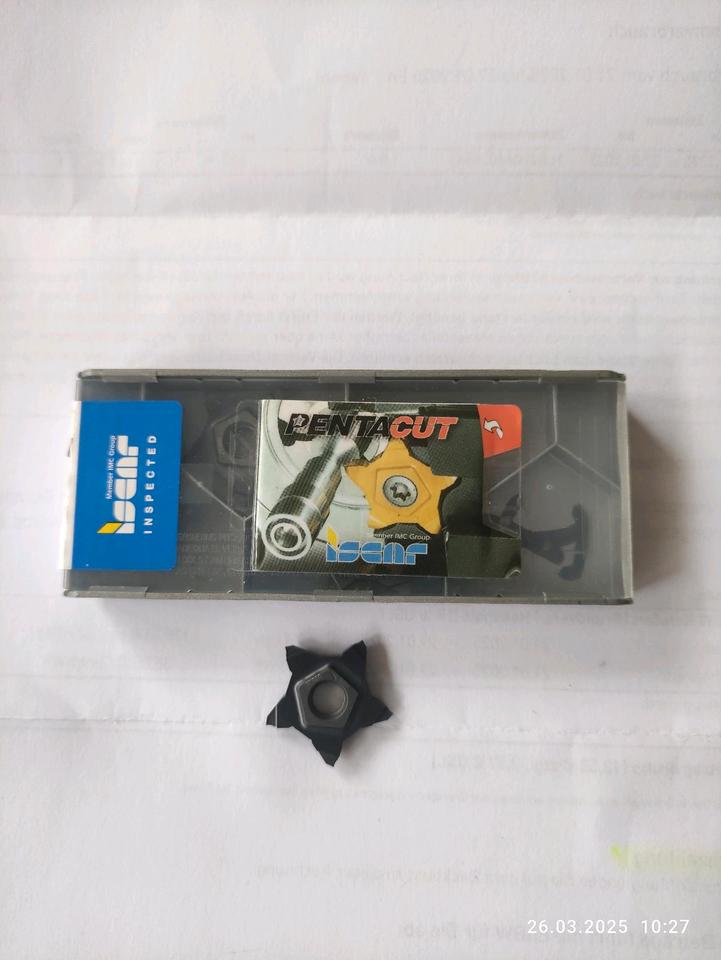 9 STK. verschiedene ISCAR Einstechplatten PENTA-CUT 24N, IC 9 STK. verschiedene ISCAR Einstechplatten PENTA-CUT 24N, IC