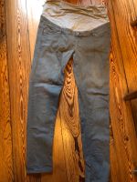 Umstandshose Jeans 44 skinny grau Leipzig - Connewitz Vorschau