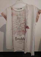 T-Shirt weiß mit Aufdruck Gr. S Sachsen - Waldheim Vorschau