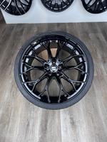 FF Wheels FF01 19 Zoll Winterräder für Skoda Seat Leon 1P 5F KL Exeo 3R ST FR Altea 5P Octavia 1Z 5E RS VRS Spuerb 3T Felgen Reifen Räder schwarz ABE Hybrid Cupra ET45 5x112 Winterreifen Kompletträder Baden-Württemberg - Neckarsulm Vorschau